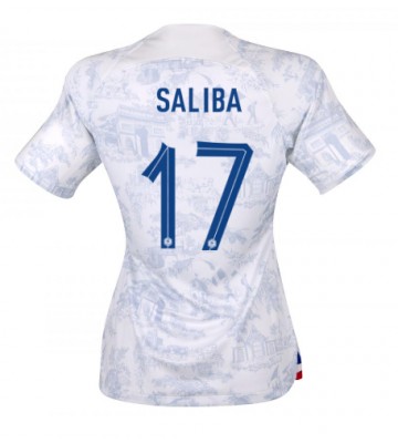 Frankrig William Saliba #17 Udebanetrøje Dame VM 2022 Kort ærmer